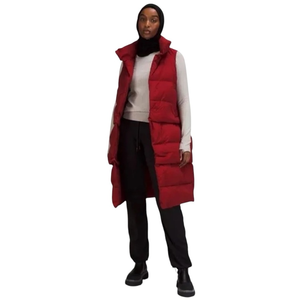 lululemon athletica Red Puffer Vest